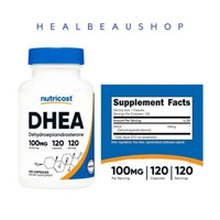 Original Nutricost Dhea 25 50 100 isi 120 caps Keseimbangan Hormon Dan Anti aging 100mg