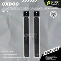 OXDOG PADEL FRAME PROTECTOR / PROTECTOR RACKET PADEL OXDOG (TRANSPARANT / BLACK) ORIGINAL 100% No.4 