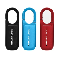 Smart Fingerprint Padlock USB Rechargeable Touch Fingerprint Door Lock Mini Portable Anti-theft Security Lock for Home Cabinet