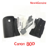 New Original 80D Body Rubber (Grip Handle+Thumb+USB Interface SIDE Cover) Repair Replacement Parts For Canon EOS 80D SLR