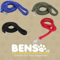 Kalung Rantai & Tali Tarik Kuat untuk Anjing Besar – Kokoh, Aman, dan Tahan Lama Bahan Nylon Warna M