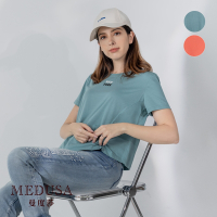 現貨【MEDUSA 曼度莎】粉彩色 New York 扭結T恤 - 2色（M-XL）｜女上衣 短袖上衣 女T恤