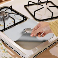 1/4PC Kitchen Accessories Cleaning Mat Cooker Cover Stove Protector Cover Gas Stove Reusable Gas Range Stovetop Burner Protector