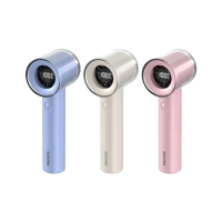 【Philips 飛利浦】3色可選-ACR3222 小炫風 高速100檔手持風扇(Type-C充電/LED顯示)