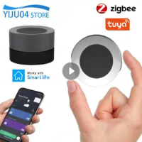 ZigBee Tuya Knob Switch Smart Switch Button App Wireless Scene Controller Automation Scenario Battery Powered Smart Life Home