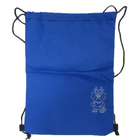 【SNOW.bagshop】後背包束口大容量A4資料夾簡易超輕簡單束口後背包(折疊收納放口袋超輕耐重備用袋萬用袋)