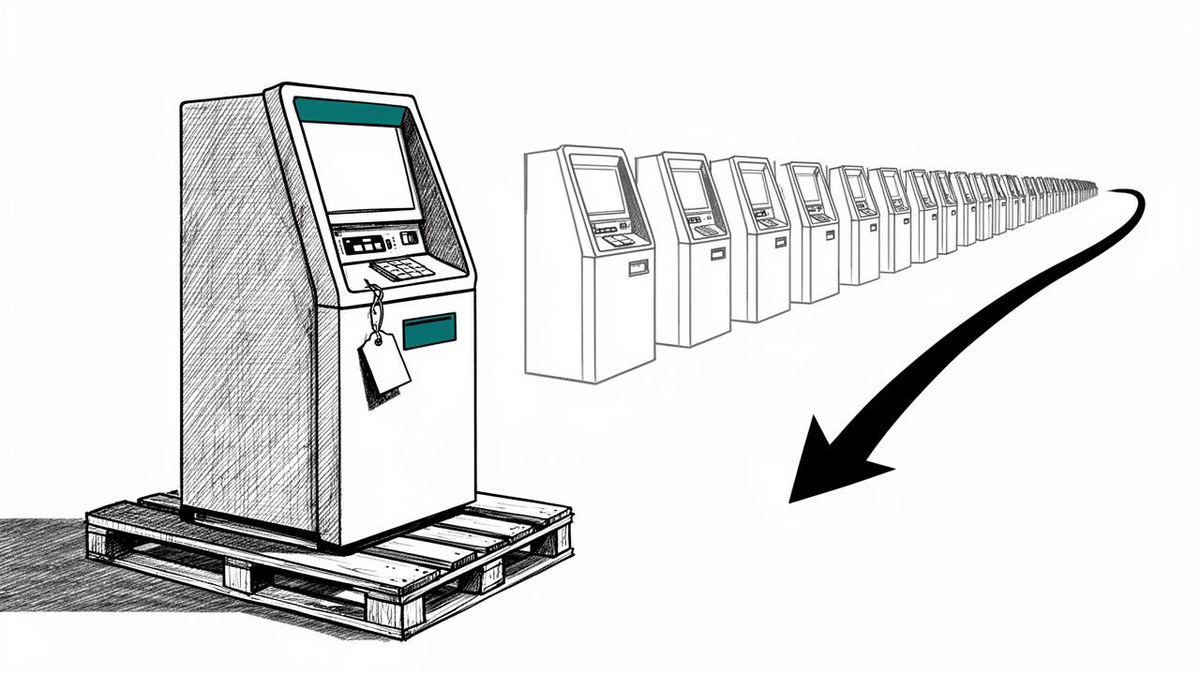 加密货币 ATM 巨头崩盘:2,500 台机器仅售 ₩800 Million