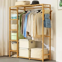 Contemporary Large Capacity Storage Rack Versatile Wardrobe Organizer Floor Shoe Rack Essential for Modern Homes