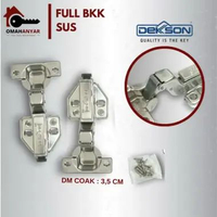 2 PSG Engsel Sendok Dekson SUS 304 Hydraulic Soft Close 35mm HYD-ES-SD-S304 + Skrup FULL BKK
