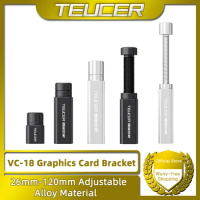 TEUCER VC-18 Graphics Card GPU Holder 26mm-120mm Vertical Telescopic Rotating Stand Bracket Magnetic GPU Video Card Holder