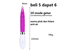 TONGKAT JOY STIK SILICONE SILIKON DENGAN MODE 10 GETARAN ANTI AIR UNTUK PRIA WANITA PRIVASI AMAN Ung