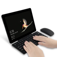 Fashion Keyboard for Surface Go/Pro6/Pro5/Pro4/Pro3/Pro/3/2/1/RT keyboard with Bracket with bluetooth-compatible mouse