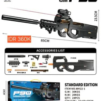 Mainan Anak WaterGel Blaster Electric SMG P90 - Mainan WGG Anak SNI