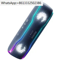 30W High-power Portable RGB Light Effect Subwoofer Wireless Bluetooth Speaker, Supporting AUX/TWS/MICRO/USB
