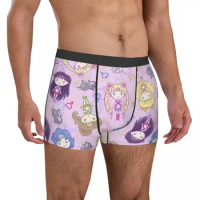 Luna Sailor Underwear Moon CutiEs Pouch High Quality Boxer Shorts Customs Boxer Brief Stretch Men's Panties Big Size