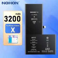 NOHON High Capacity Phone Battery for iPhone X XR XS Max XSMax Replacement Batteries Higher Quality Bateria Fast Shipping