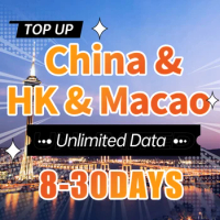 China Prepaid 4G Data SIM Card Mainland China Hongkong Macao Unlimited Internet Data Plans Sim Card Support eSIM