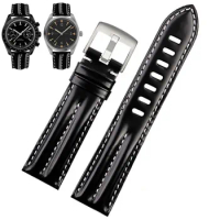 Genuine Leather Watchband 20mm 21mm 22mm For Omega New Seamaster 300 007 Speedmaster AT150 Ocean Universe Male Watch Strap