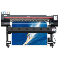 Xp600 I3200 1.8M Wide Large Format Eco Solvent Printer Digital Inkjet Pvc Vinyl Banner Wallpaper Printing Machine