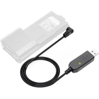 Kabel Charger Baterai HT Walkie Talkie USB 2.5mm