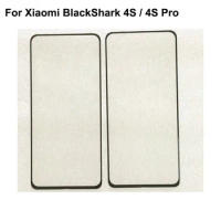 For Xiaomi Blackshark 4S Pro Front LCD Lens Touchscreen Black Shark 4S Touch Panel Outer screen class Glass Without Flex