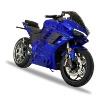 Single swing arm mid drive motor 5000w 72V big power motorbike ducati electric motorcycle