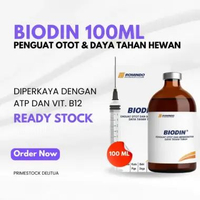BIODIN 100ml – Suplemen Penguat Otot & Daya Tahan Tubuh Hewan ROMINDO PRIMAVETCOM