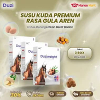 Duzi Weight - Susu Kuda Herbal Penambah Berat Badan 200gr Nutrisi Tubuh Alami 100% Original 3 Box