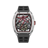 Star King Mechanical Watch Men's Watch Fully Automatic Luminous Richard Barrel-shaped Stainless Steel High Replica Luxury Watch