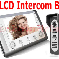 7"inch TFT LCD Color Display Video Door Bell Visual Intercom Doorbell wired outdoor IR camera Video Door Phone System access kit