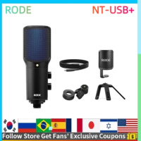 For RODE NT-USB+ Professional USB Microphone Built-In High-Gain Revolution Preamp 24-Bit / 48 kHz Broadcast-Quality Audio