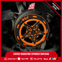 NSA COVER KIPAS SPINER TYPE BINTANG BLACK SERIES Beat Scoopy Vespa Mio Filano Fazzio TUTUP PELINDUNG
