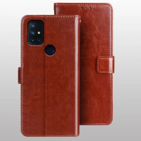 OnePlus Nord N10 Stand Wallet Flip Leather Case &amp; Silicone Case For OnePlus Nord N100 Case With Card Slots