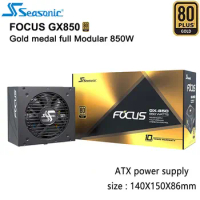 Seasonic Focus GX850 Black ATX Power Supply 1000W Gold Medal 80PLUS 14cm Intelligent Temperature Control Fan Power Supply