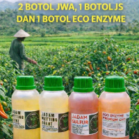 PAKET HEMAT 2 BOTOL JWA 1 BOTOL JS 1 BOTOL ECO ENZYME (DALAM KEMASAN 250 ML)