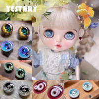 YESTARY Blythe Eye For Dolls Crafts BJD Doll Accessories Handmade Magnet Eye Pieces Eyes For Toy Drop Glue Eye Piece Blythe Doll