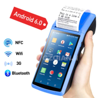POS PDA Wireless Bluetooth Android Printer 58mm WIFI Barcode Barcode Reader Handheld Terminal Loyverse POS Printer PDA 3G OTG