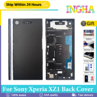 Original Back Battery Cover For Sony Xperia XZ1 Battery Cover Rear Door Housing Case For Sony Xperia XZ1 Back cover Replacement
