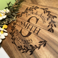Personalized Cutting Boards Custom Engraved Charcuterie Boards - Maple/Walnut Cutting Boards Persona
