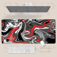Art 90x40cm XXL Lock Edge Mousepads Large Gaming Mousepad Desk Mat Mouse Mat Beast Desk Pad For Gift Mouse Pad