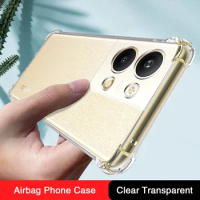 Transparent Silicone Phone Case for OPPO Reno9 Reno 9 Pro Plus 9Pro Pro+ 5G Airbag Shockproof Clear TPU Original Back Cover Capa