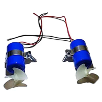 1 Pair RC Jet Boat Underwater Motor Thruster 7.4V 16800RPM CW CCW 3-Blades Propeller For DIY Micro-ROV Robot RC Bait