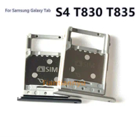 For Samsung Galaxy Tab S4 T830 T835 SIM Card Holder Reader Sim Tray Slot With Cover Replacement Part
