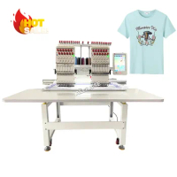 Digital 2 Head Embroidery Machine For T-shirt Logo Embroidery Machines Brother Embroidery Machine