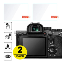 2x Tempered Glass Screen Protector for Sony A7IV A7 IV A7M4 Mirrorless Camera ILCE-7M4