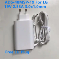 Genuine AC Adapter Charger For LG ADS-48MSP-19 19V 2.53A 48W WA-48B19FS DA-48F19 Power Supply For LG GRAM 15Z970 14Z980C Laptop