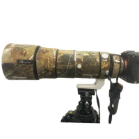 Roadfisher Camo Outdoor Waterproof Nylon Dust-Proof Camera Lens Wrap Cloth Cover Coat For Sony 70-200 100-400 200-600 400 600mm
