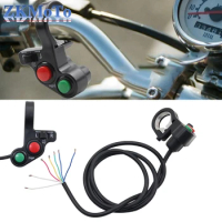 Motorcycle Switch Handlebar Switch Electric Bike Scooter Horn Turn Signals ON/OFF Button Light Switch Motorcycle Accessories