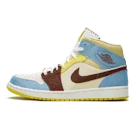AIR JORDAN 1 MID SE FEARLESS MAISON CHATEAU ROUGE
