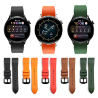 Fluorine Rubber Strap For Huawei Watch 3 Bracelet Watch3 GT 2e GT2 46mm &amp; Magic 2 Watch bands